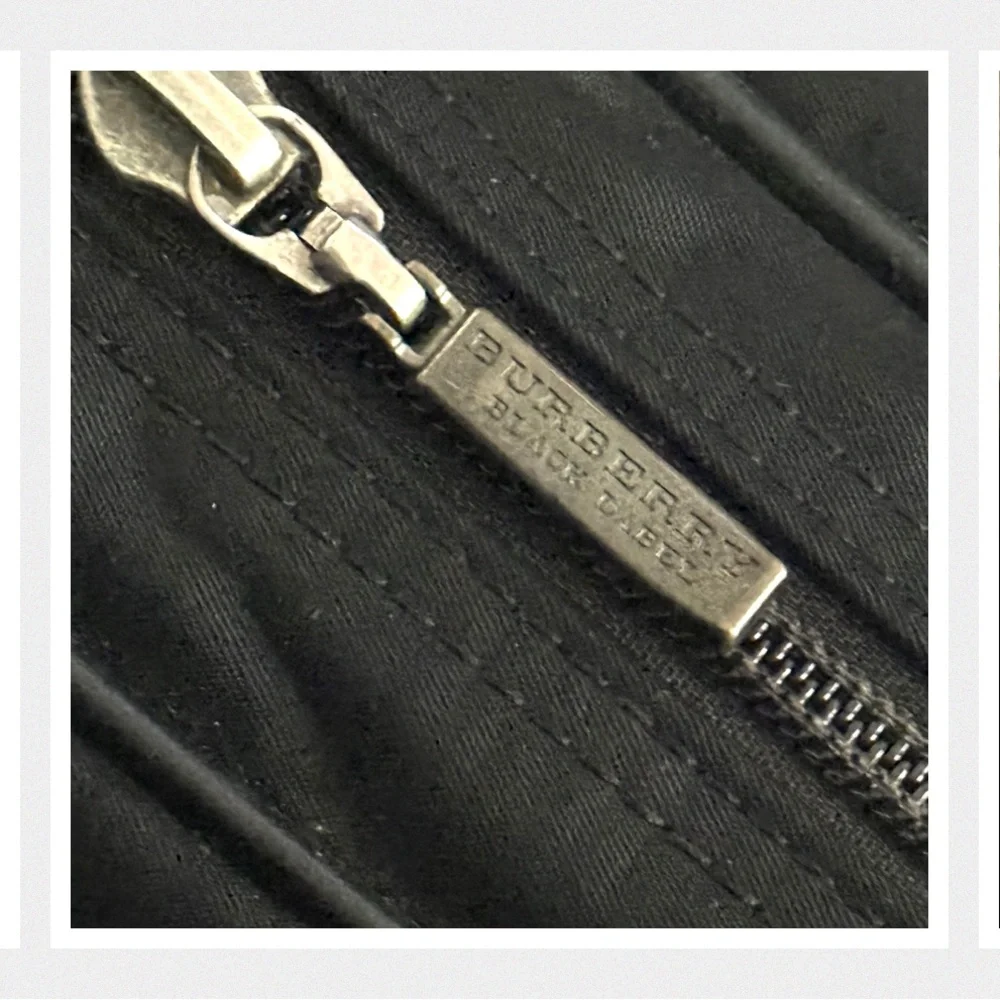 Burberry Black Label Nylon Briefcase